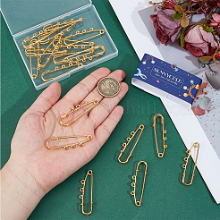 20Pcs Steel Heavy Duty Safety Pin Brooch Pins&nbsp;FIND-SC0022-10