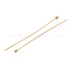 304 Stainless Steel Head Pins&nbsp;STAS-T065-45mm-20G