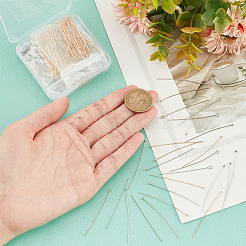 300Pcs 6 Styles 304 Stainless Steel Head Pins & Eye Pins Sets&nbsp;STAS-PH0004-88