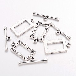 Tibetan Style Alloy Toggle Clasps&nbsp;LS-K0966041