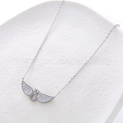 Diamond Pendant Necklace with Crystals&nbsp;MJ3071