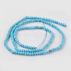 Natural Howlite Beads Strands&nbsp;TURQ-K004-06A