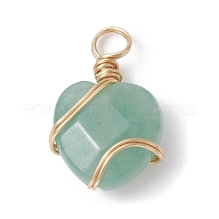 Natural & Synthetic Mixed Gemstone Coppwer Wire Wrapped Pendants&nbsp;PALLOY-JF02315