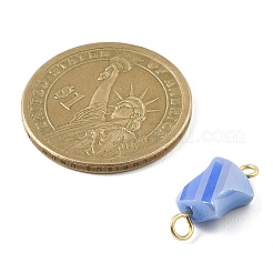Electroplated Glass Connector Charms&nbsp;PALLOY-JF02205