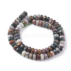 Natural Ocean Jasper Beads Strands&nbsp;G-F668-01-B