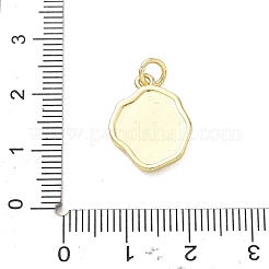 Brass Enamel Pendants&nbsp;KK-CBA3F25-09G-02
