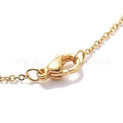 Polymer Clay Rhinestone Beads Necklace&nbsp;BJEW-B078-05G