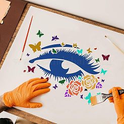 Plastic Reusable Drawing Painting Stencils Templates&nbsp;DIY-WH0202-267