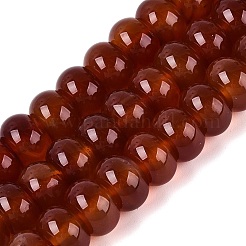Dyed Natural Carnelian Beads Strands&nbsp;G-Q606-44A-01