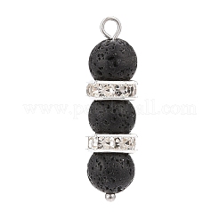 Natural Lava Rock Pendants&nbsp;PALLOY-JF01960