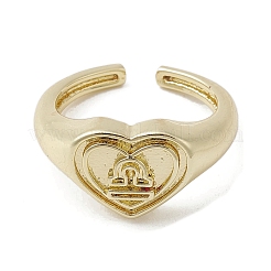 Brass Adjustable Open Rings&nbsp;RJEW-K257-86G-07