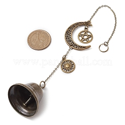 Iron Bell Pendant Decoration&nbsp;HJEW-JM02486