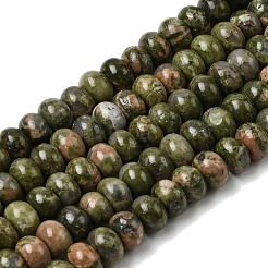 Natural Unakite Beads Strands&nbsp;G-A280-A20-01