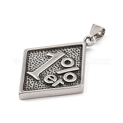 304 Stainless Steel Big Pendants&nbsp;LS-STAS-S122-05AS