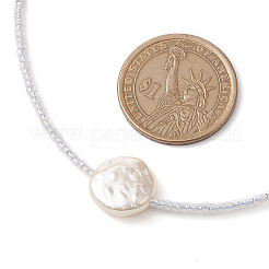 Glass Seed Beaded Necklaces&nbsp;NJEW-JN04921