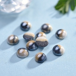 Opaque Glass Cabochons&nbsp;GGLA-S038-10B-4mm