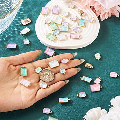 40Pcs 10 Styles Glass Charms&nbsp;GLAA-TA0003-63
