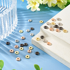 40Pcs 4 Colors Brass Spacer Beads&nbsp;KK-TADJ0001-09C