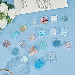 20 Bundles 20 Styles Cotton and Polyester Lace Ribbon&nbsp;OCOR-GF0004-91