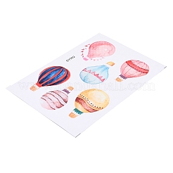 Hot Air Balloon PVC Waterproof Self Adhesive Stickers&nbsp;STIC-K001-03