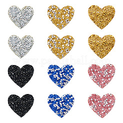 Polyester Hotfix Rhinestone Iron on Patches Applique Patch&nbsp;FIND-TA0002-53B