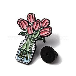 Tulip Flower Enamel Pins&nbsp;JEWB-P050-03C-EB