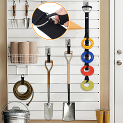 Nylon Adjustable Extension Cord Holder Organizer with Triangle Clips&nbsp;AJEW-WH0696-782