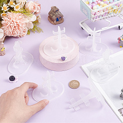 Plastic Doll Stands&nbsp;ODIS-WH0038-98B