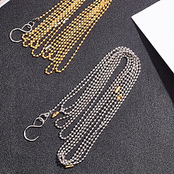 Brass Volleyball Net Height Measurement Ball Chain&nbsp;TOOL-WH0134-91GP