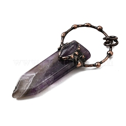 Natural Amethyst Sword Shape Big Pendants&nbsp;G-Q350-07I
