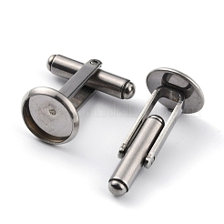 Tarnish Resistant 304 Stainless Steel Cuff Buttons&nbsp;STAS-Z015-33D