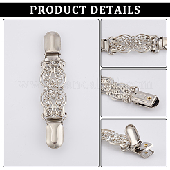 6Pcs 6 Styles Zinc Alloy Cardigan Clips&nbsp;AJEW-ME0002-21