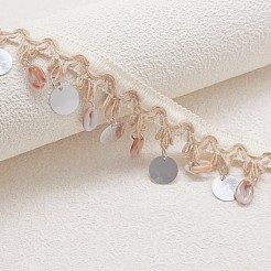 Boho Beach Natural Shell & Plastic Disc Tassel Anklets&nbsp;WGCB1C3-01