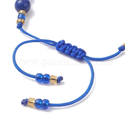 Glass Braided Beaded Bracelets&nbsp;BJEW-MZ00301-02