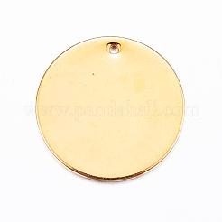 201 Stainless Steel Stamping Blank Tag Pendants&nbsp;STAS-G137-03G