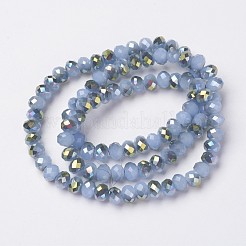 Electroplate Glass Beads Strands&nbsp;EGLA-A034-J6mm-S02