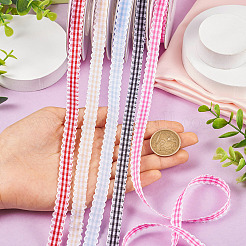 10 Yards Flat Polycotton(Polyester Cotton) Ribbon&nbsp;OCOR-TAC0030-01H