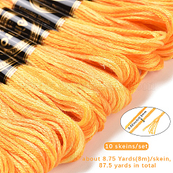 10 Skeins 6-Ply Polyester Embroidery Floss&nbsp;OCOR-CY0004-38G