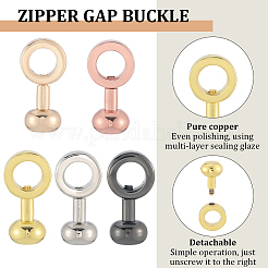 5Pcs 5 Colors Brass Clasps&nbsp;FIND-SP0004-10