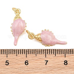 Brass Enamel Pendants&nbsp;KK-CBA3297-04B-G05