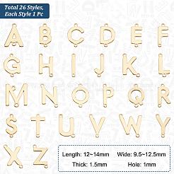 26Pcs 26 Styles Brass Connector Charms&nbsp;KK-PH0005-45