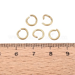 304 Stainless Steel Open Jump Rings&nbsp;STAS-Q113-7x1.0mm-02G