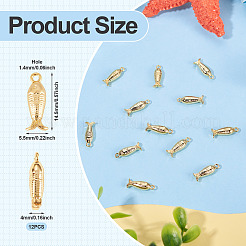 12Pcs Brass Charms&nbsp;KK-TA0002-56