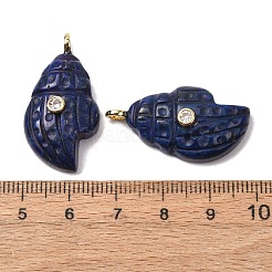 Natural Lapis Lazuli Carved Pendants&nbsp;G-H357-05G-08
