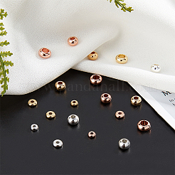 Brass Flat Round Spacer Beads&nbsp;KK-PH0035-81