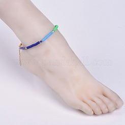 Handmade Polymer Clay Anklets&nbsp;AJEW-AN00273