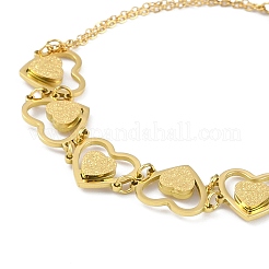 Ion Plating(IP) Golden 304 Stainless Steel Link Bracelets for Women&nbsp;BJEW-K254-17B-G