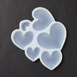 Heart Shape Food Grade Silicone Lollipop Molds&nbsp;DIY-D069-17