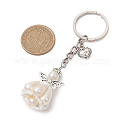 Acrylic Imitation Pearl Keychain&nbsp;KEYC-MZ00030-02