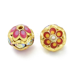 Brass Enamel Beads&nbsp;KK-Q080-01C